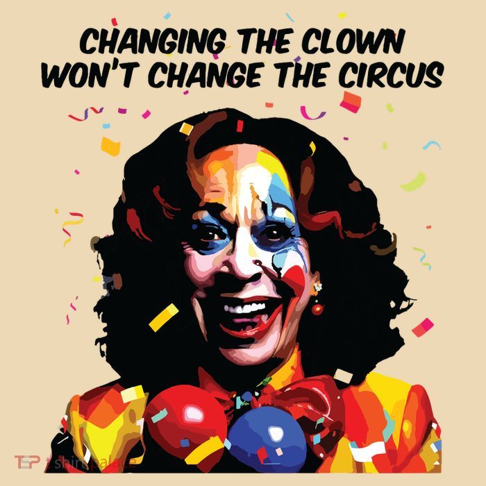 Changing The Clown Won’T Change The Circus Kamala Harris Zip Tote Bag