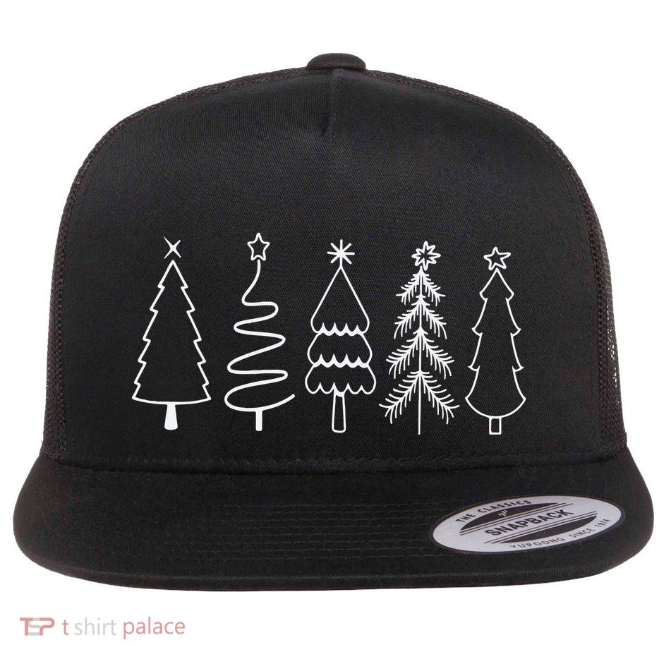 Christmas Trees Flatbill Hat