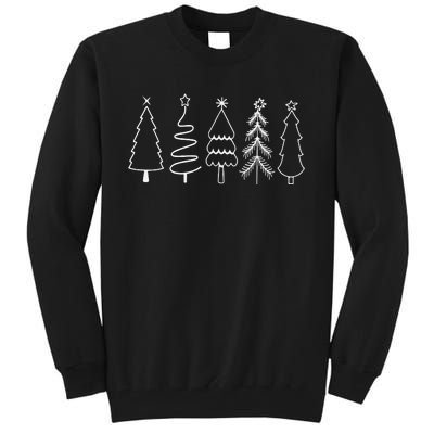 Christmas Trees Tall Sweatshirt