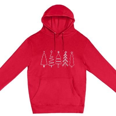 Christmas Trees Premium Pullover Hoodie