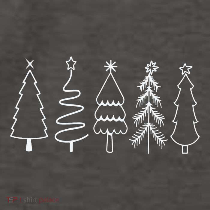 Christmas Trees Vector Backpack