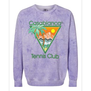 Casablanca Tennis Club Colorblast Crewneck Sweatshirt