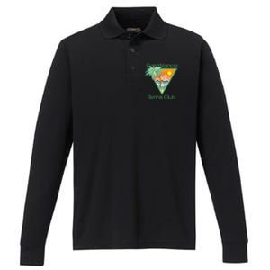 Casablanca Tennis Club Performance Long Sleeve Polo