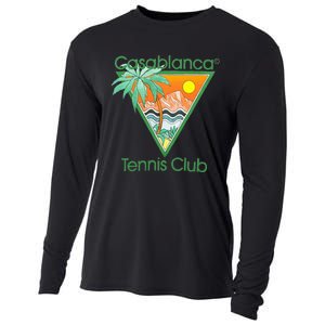 Casablanca Tennis Club Cooling Performance Long Sleeve Crew