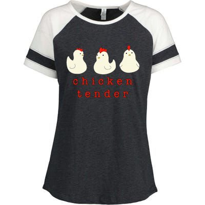 Chicken Tender Chicken Lady Farm Enza Ladies Jersey Colorblock Tee