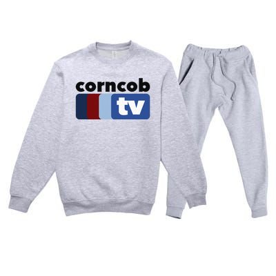 Corncob TV  Premium Crewneck Sweatsuit Set