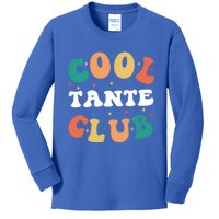 Cool Tante Club Funny Great Aunt Humor Grand Aunt Family Gift Kids Long Sleeve Shirt