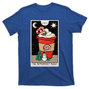 Christmas Tarot Card The Peppermint Mocha Coffee Lover Cafe T-Shirt