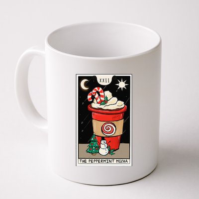 Christmas Tarot Card The Peppermint Mocha Coffee Lover Cafe Coffee Mug