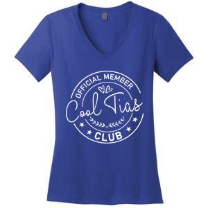 Cool Tia Club Latin Mexicana Aunt Mexican Auntie Tia Great Gift Women's V-Neck T-Shirt