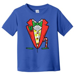 Christmas Tuxedo Costume Funny Xmas Tux Bowtie Toddler T-Shirt