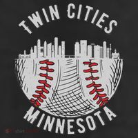 Cool Twin Cities Minnesota MN Baseball Skyline St. Paul MPLS 11oz C Handle Ceramic Mug