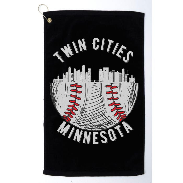 Cool Twin Cities Minnesota MN Baseball Skyline St. Paul MPLS Golf Towel