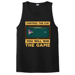 Control The Cue You Will Win The Game Snooker Billiards Gift PosiCharge Competitor Tank