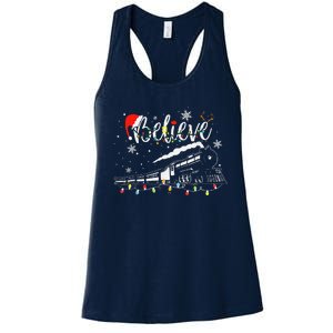 Christmas Train Christmas Polar Believe Express Xmas Santa Women's Racerback Tank