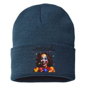 Changing The Clown Won’T Change The Circus Kamala Harris Sustainable Knit Beanie