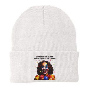 Changing The Clown Won’T Change The Circus Kamala Harris Knit Cap Winter Beanie