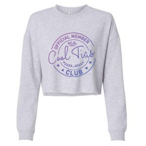 Cool Tia Club Latin Mexicana Aunt Mexican Auntie Tia Great Gift Cropped Pullover Crew