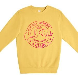 Cool Tia Club Latin Mexicana Aunt Mexican Auntie Tia Great Gift Premium Crewneck Sweatshirt