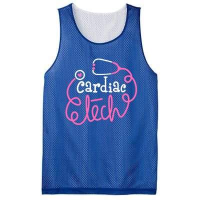 Cardiac Tech Cardiovascular Technologists Cardiac Technician Gift Mesh Reversible Basketball Jersey Tank