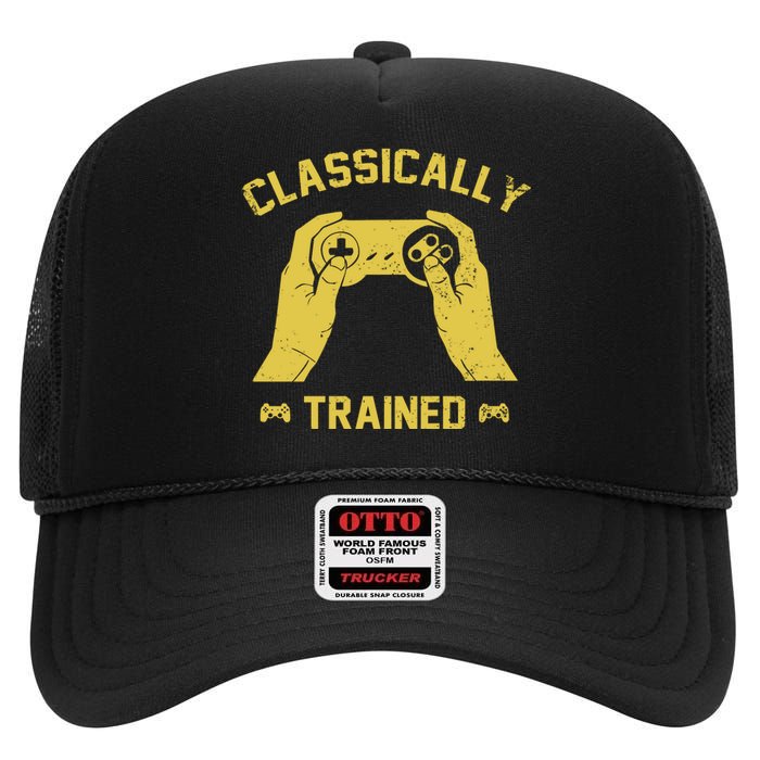 Classically Trained High Crown Mesh Back Trucker Hat