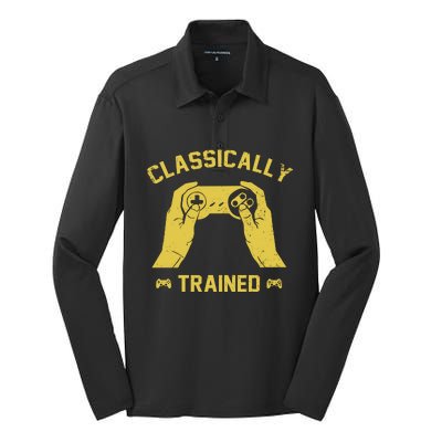 Classically Trained Silk Touch Performance Long Sleeve Polo