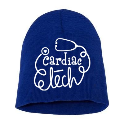 Cardiac Technician Cardiovascular Technologists Cardiac Tech Gift Short Acrylic Beanie