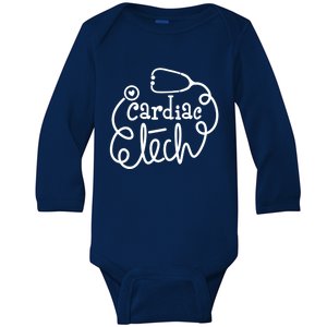 Cardiac Technician Cardiovascular Technologists Cardiac Tech Gift Baby Long Sleeve Bodysuit