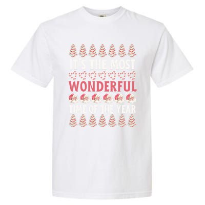 Christmas Tree Cake It’S The Most Wonderful Time Of The Year Great Gift Garment-Dyed Heavyweight T-Shirt