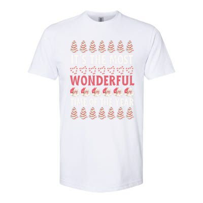 Christmas Tree Cake It’S The Most Wonderful Time Of The Year Great Gift Softstyle CVC T-Shirt