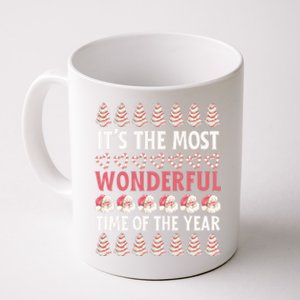 Christmas Tree Cake It’S The Most Wonderful Time Of The Year Great Gift Coffee Mug