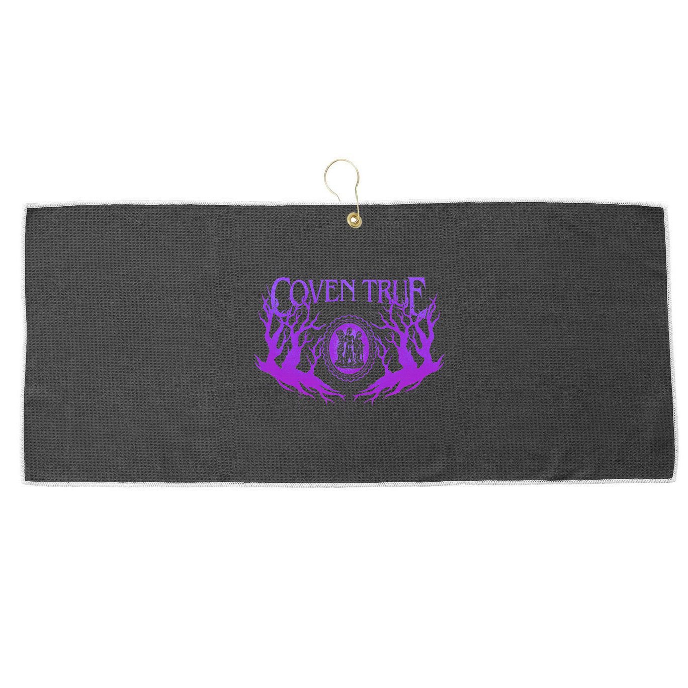 Coven True Large Microfiber Waffle Golf Towel