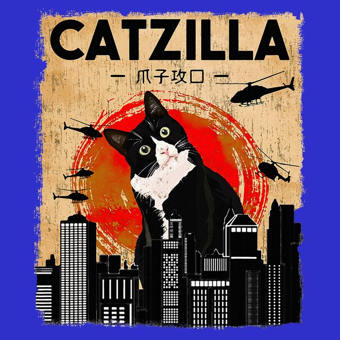 Catzilla Tuxedo Cat And Kitten 16 in Basic Backpack