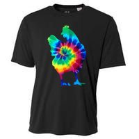 Chicken Tie Dye Vintage Hippie Chicken Mom Chicken Farmer Cooling Performance Crew T-Shirt