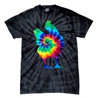 Chicken Tie Dye Vintage Hippie Chicken Mom Chicken Farmer Tie-Dye T-Shirt