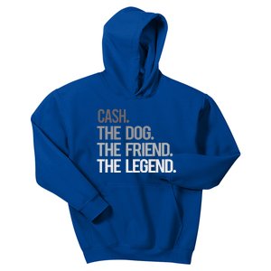 Cash The Dog The Friend The Legend National Pet Day Gift Kids Hoodie