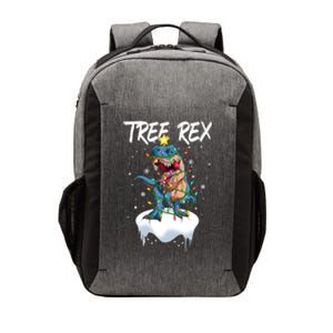 Christmas Tree Dinosaur Fairy Lights Snow Tree Rex Gift Vector Backpack