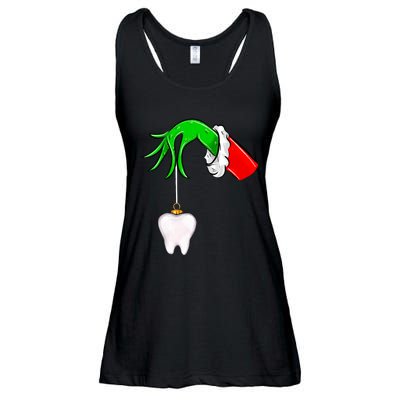 Christmas Tooth Dentist Dental Assistant Teeth Xmas Pajamas Ladies Essential Flowy Tank