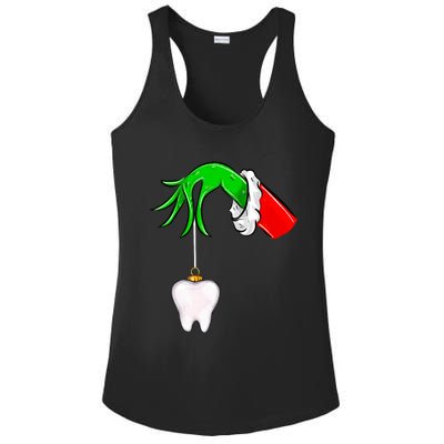 Christmas Tooth Dentist Dental Assistant Teeth Xmas Pajamas Ladies PosiCharge Competitor Racerback Tank