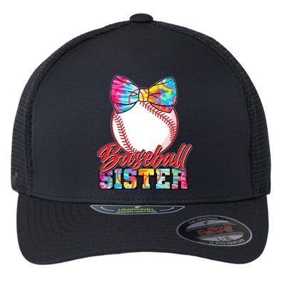 Cute Tie Dye Baseball Sister Flexfit Unipanel Trucker Cap