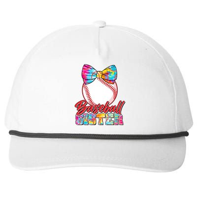 Cute Tie Dye Baseball Sister Snapback Five-Panel Rope Hat