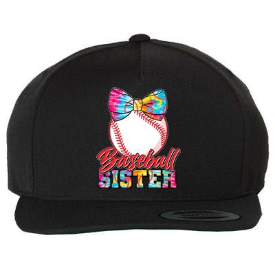 Cute Tie Dye Baseball Sister Wool Snapback Cap