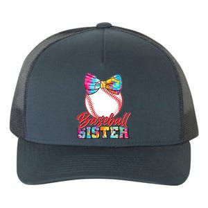 Cute Tie Dye Baseball Sister Yupoong Adult 5-Panel Trucker Hat