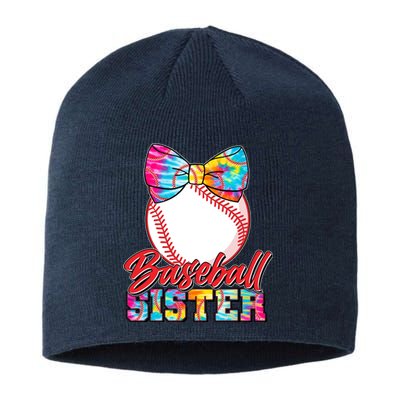 Cute Tie Dye Baseball Sister Sustainable Beanie