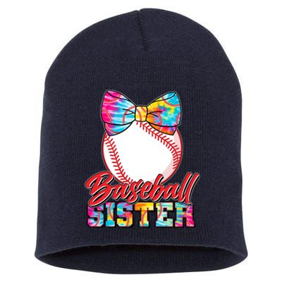 Cute Tie Dye Baseball Sister Short Acrylic Beanie