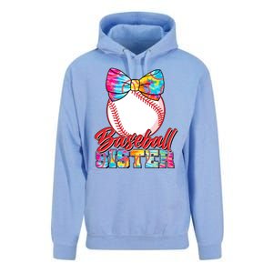 Cute Tie Dye Baseball Sister Unisex Surf Hoodie