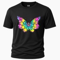 Cute Tie Die Polka Dots Cooling Performance Crew T-Shirt