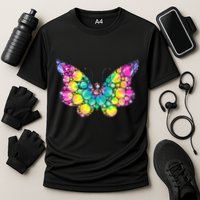 Cute Tie Die Polka Dots Cooling Performance Crew T-Shirt