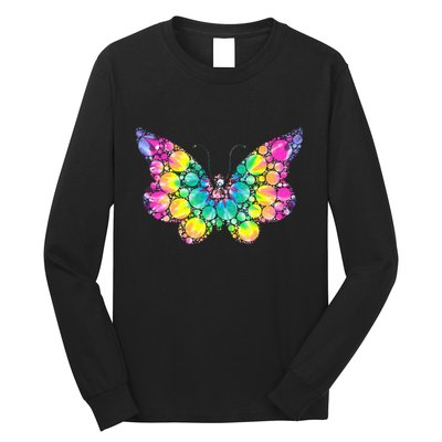 Cute Tie Die Polka Dots Long Sleeve Shirt