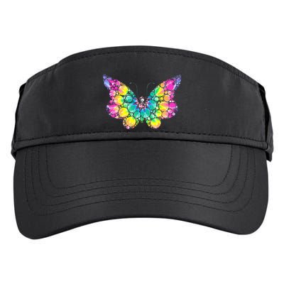 Cute Tie Die Polka Dots Adult Drive Performance Visor